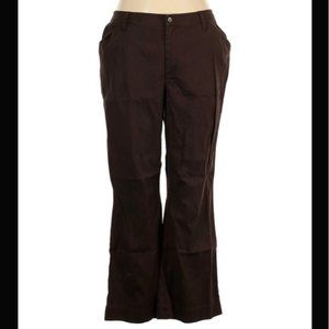 Lauren by Ralph Lauren Linen Blend Pants Brown| 22